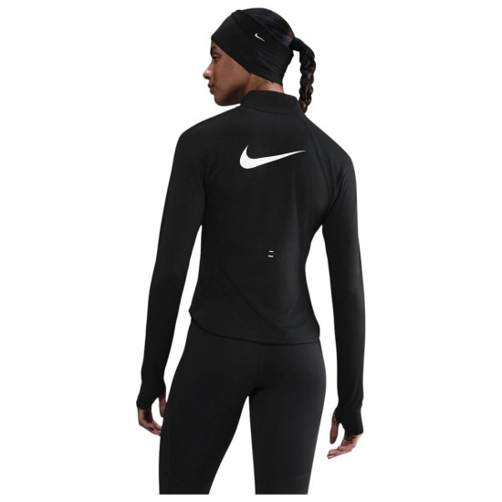 Nike Γυναικεία μακρυμάνικη μπλούζα Tempo Swoosh Run Dri-FIT 1/4 Zip Track Top Nike Γυναικεία μακρυμάνικη μπλούζα Tempo Swoosh Run Dri-FIT 1/4 Zip Track Top